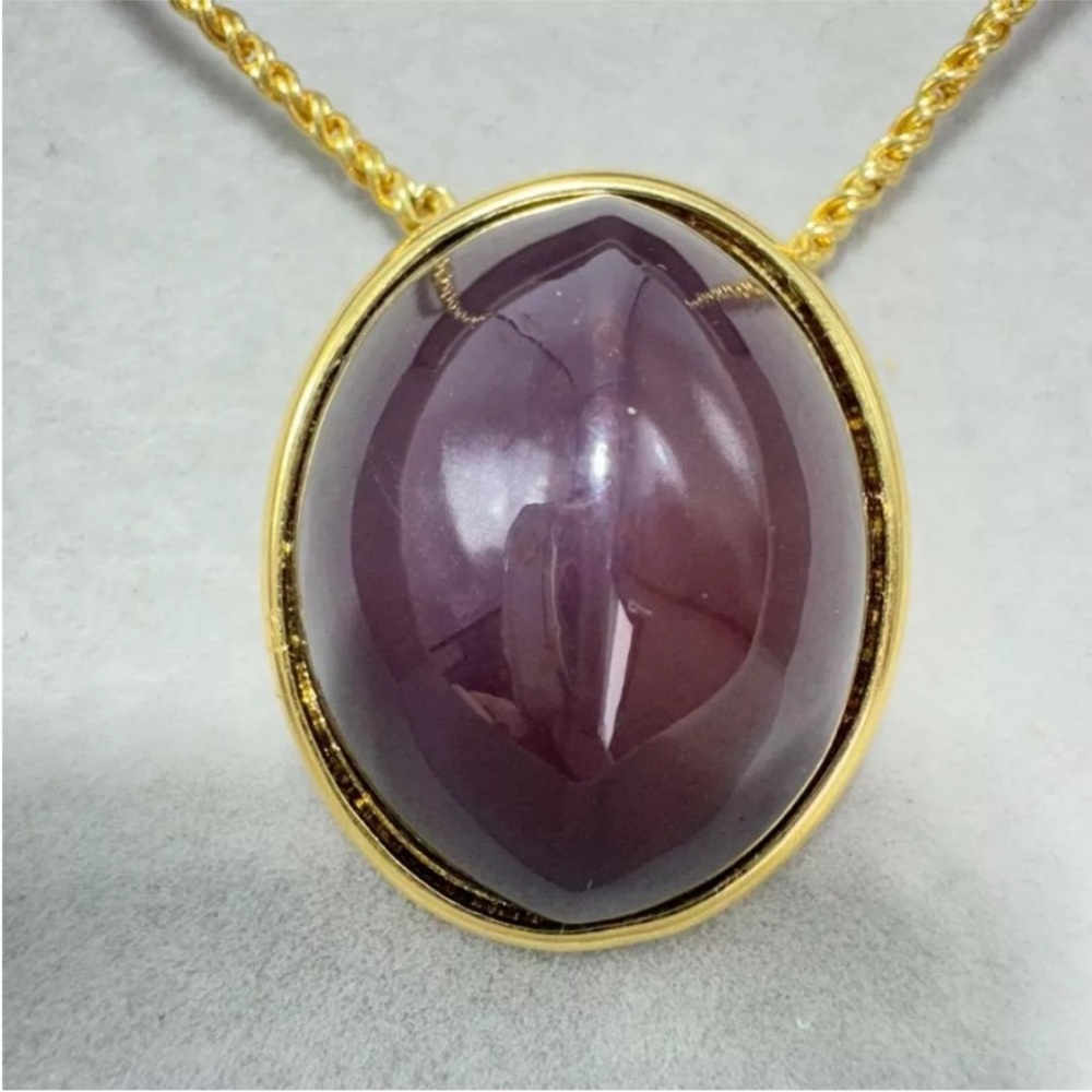 YVES SAINT LAURENT Vintage Gold Tone Necklace 18.5β - Picture 2 of 16